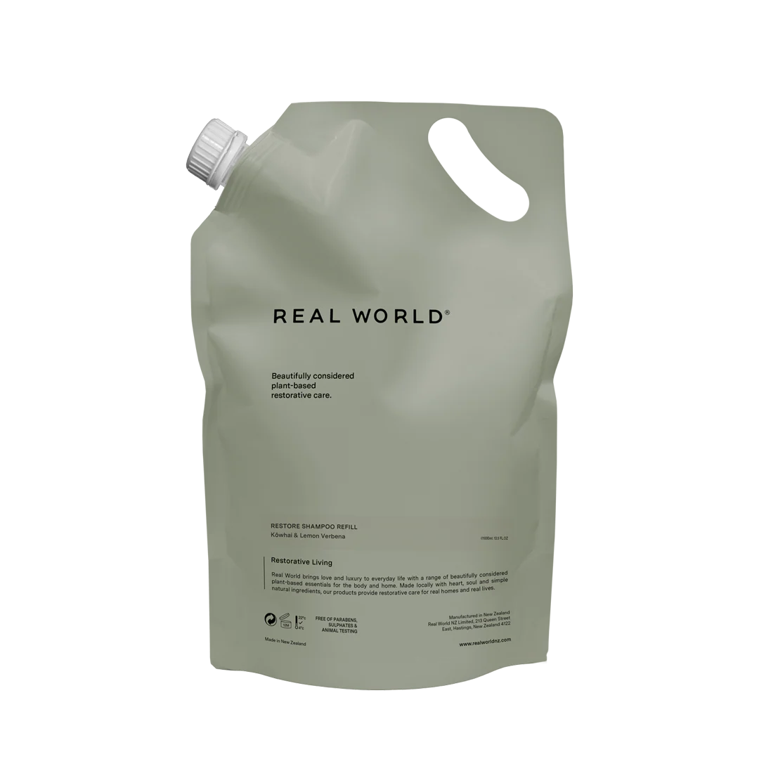 Real World Shampoo Refill Kowhaii & Lemon 1 Litre