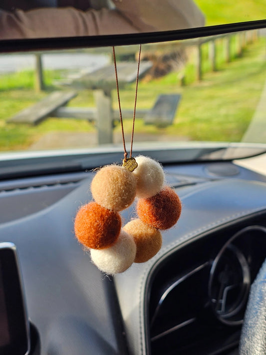 Raglan Candles Hanging Wool Car Diffuser