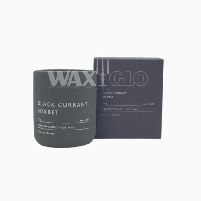 Slate Candle 114g Blackcurrent Sorbet