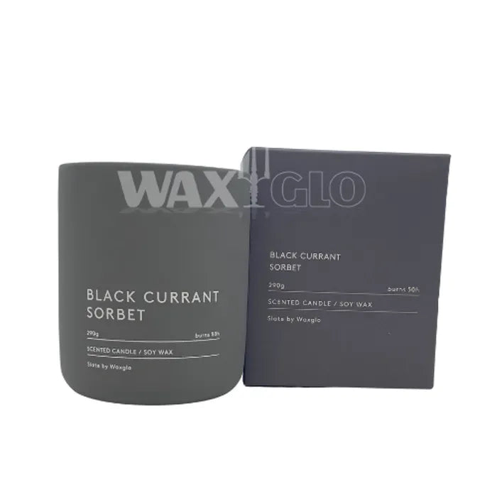 Slate Candle 290g Blackcurrent Sorbet
