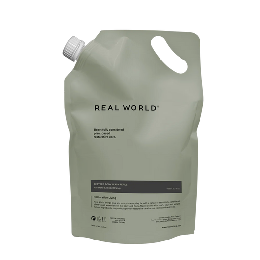 Real World Body Wash Refill Horopito Cucumber & Mint 1 Litre