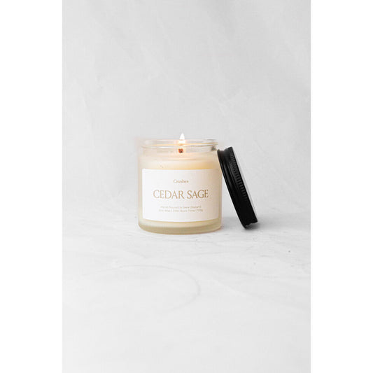 Crushes Candle Cedar Sage 120g