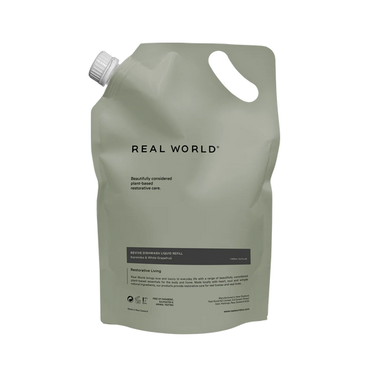 Real World Dishwash Liquid Refill Horopito & Mint Leaf 1 Litre