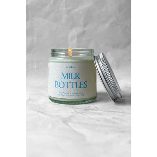Crushes Candle Milk Bottles 120g