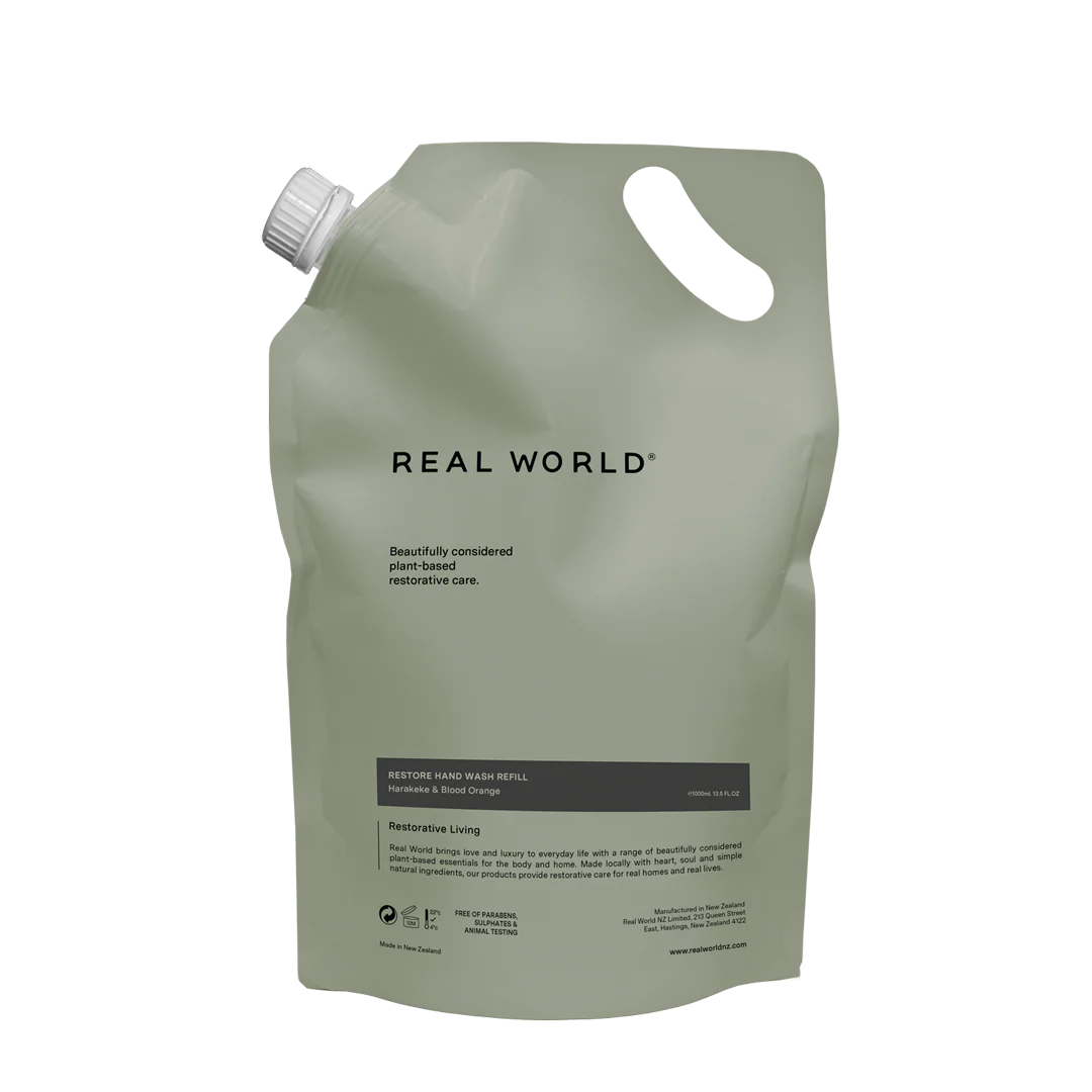 Real World Handwash Refill Horopito Cucumber & Mint 1 Litre