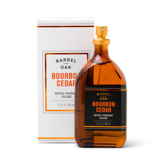 Barrel & Oak Natural Fragrance Cologne Bourbon Cedar 80ml