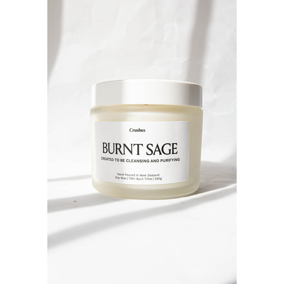 Crushes Candle Burnt Sage 120g
