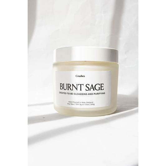 Crushes Candle Burnt Sage 120g