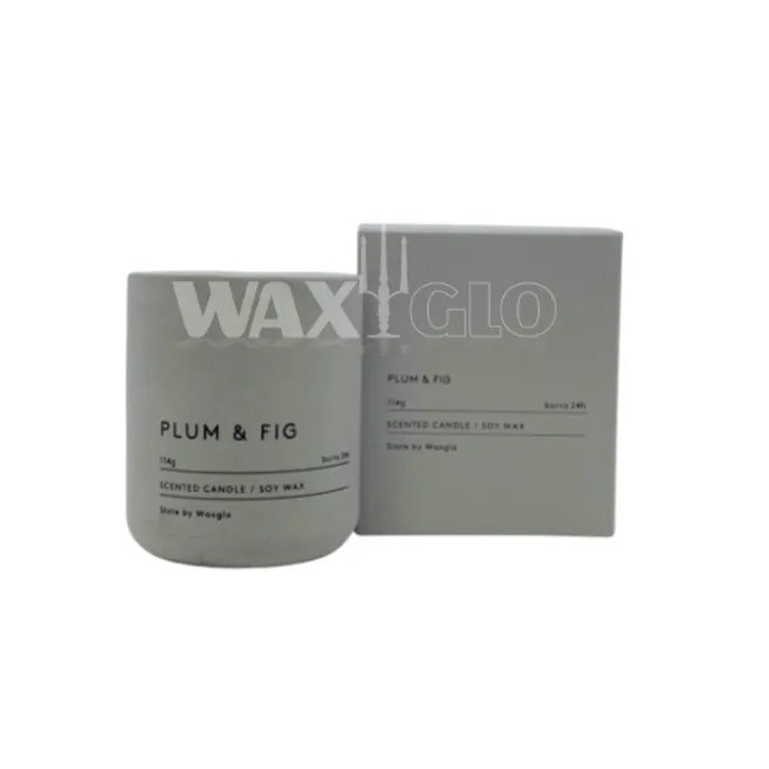 Slate Candle 114g Plum & Fig