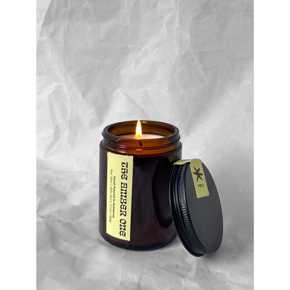 Crushes Candle The Amber One