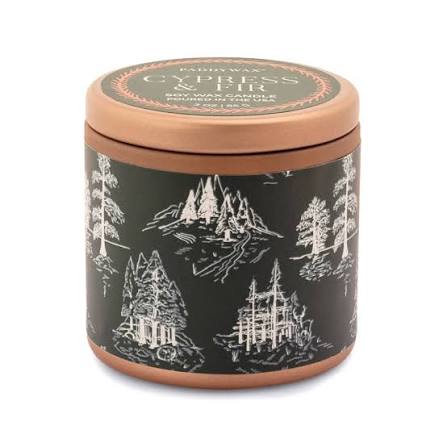 Cypress & Fir Copper Tin Candle 85g