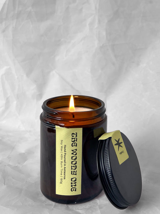 Crushes Candle The Woody One
